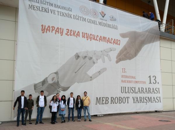 Oklumuzun Öğrencileri 13.  Uluslararası MEB Robot Yarışmasına Katıldı